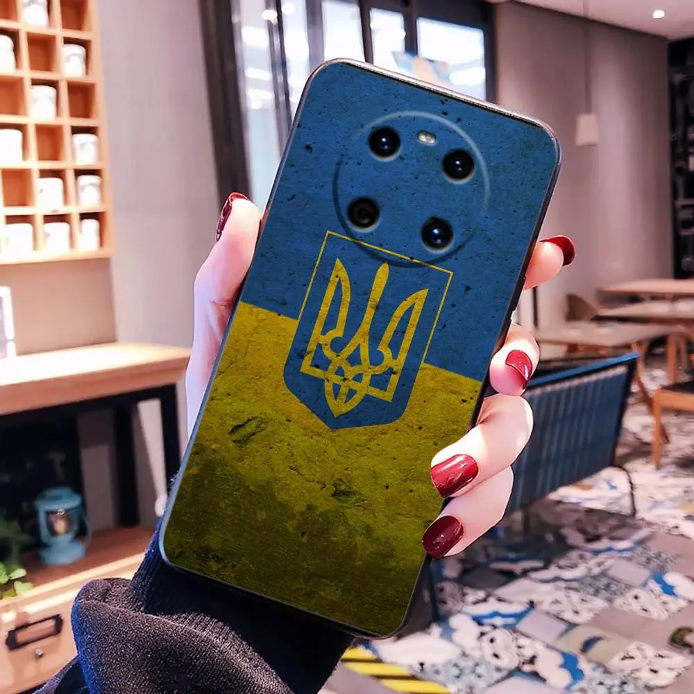 Phone Case For HUAWEI P50 P40 P30 P20 P10 P9 P8 Plus MATE 30 20 20X 10 9 8 Pro Lite Case Funda Coque Shell Cover Flag Of Ukraine