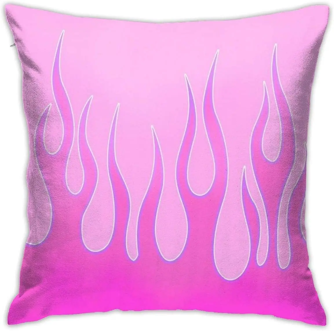 

Наволочка для подушки в розовом этническом стиле Y2k с рисунком пламени, домашний декор, квадратная кровать, мягкий Чехол на подушку, наволоч...