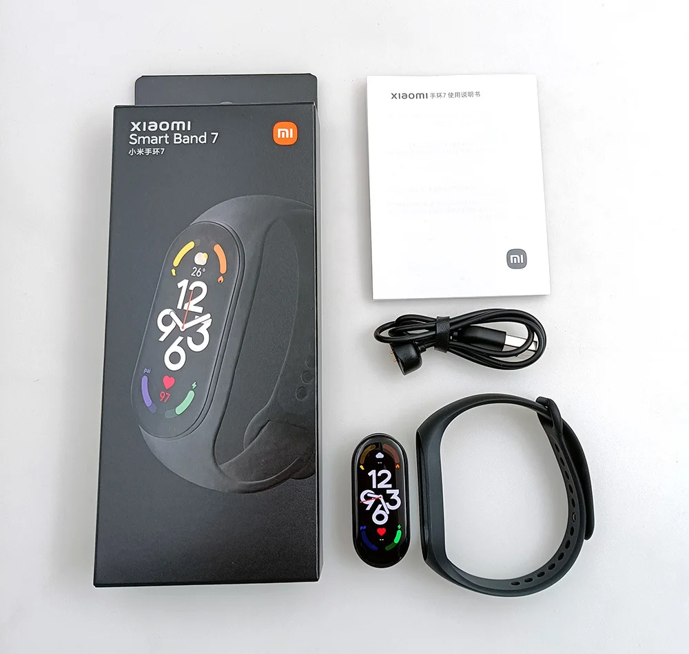Глобальная версия Xiaomi Mi Band 7 умный браслет 6 цветов экран AMOLED miband крови кислород