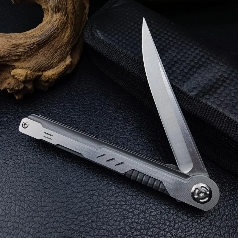 Открытый механический карманный нож 7Cr13Mov стальное лезвие открытый тактический