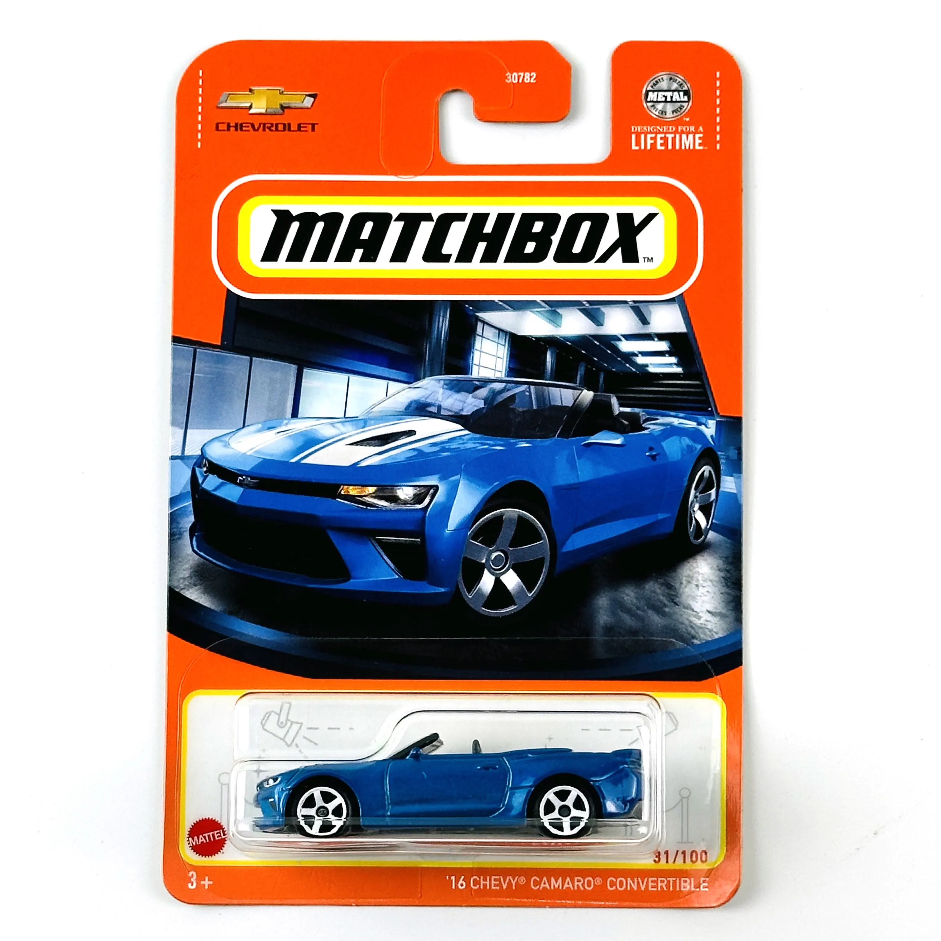 2024-31 Спичечный коробок Cars 16-CHEVY CAMARO CONVERTIBLE 1/64 Литая под давлением модель