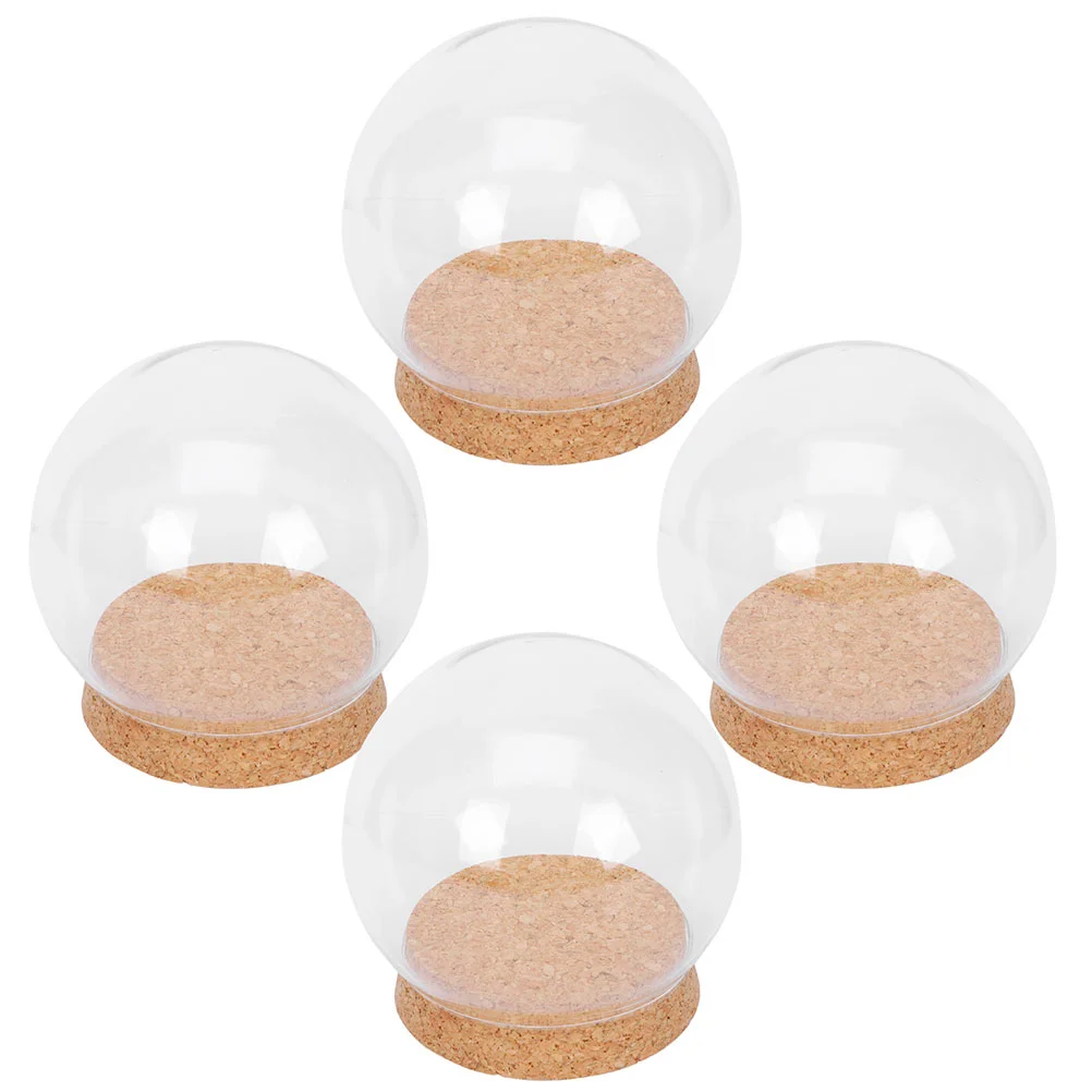 

Dome Flower Cover Jar Cloche Display Landscape Clearbell Preserved Decor Eternal Case Globe Micro Terrarium Showcase Desktop