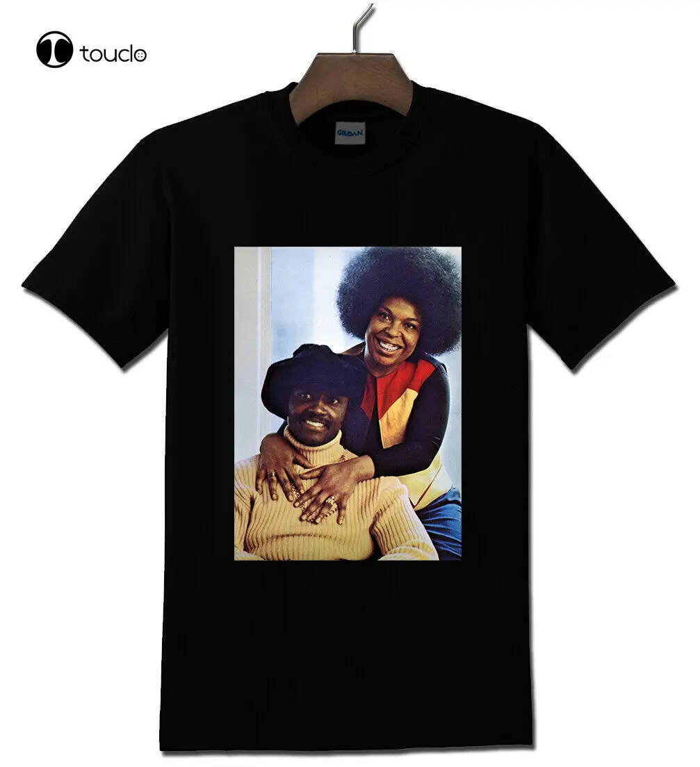 

Roberta Flack & Donny Hathaway Black T-Shirt Tee Shirt Custom Aldult Teen Unisex Digital Printing Fashion Funny New