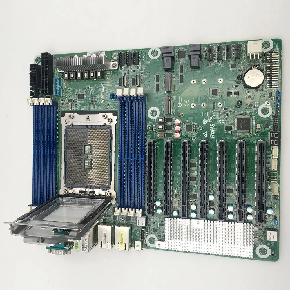 ROMED8-2T для серверной рабочей станции Asrock материнская плата SP3 LGA4094 DDR4 PCIE 4.0