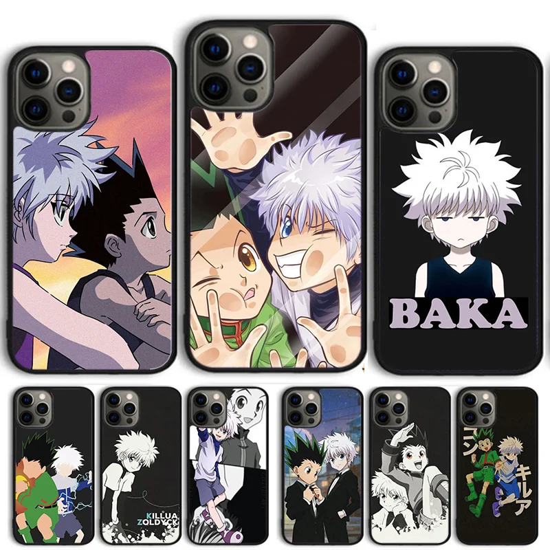 Чехол для телефона Hunter X Gon Killua для iPhone 14 13 12 Mini XR XS Max Cover Apple 11 Pro 5 6S 8 7 Plus SE2020 Coque.