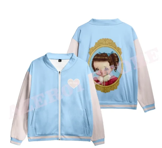 2024 г. Свитшот meldy Martinez Let's Die Together унисекс бейсбольная униформа куртка мужской и