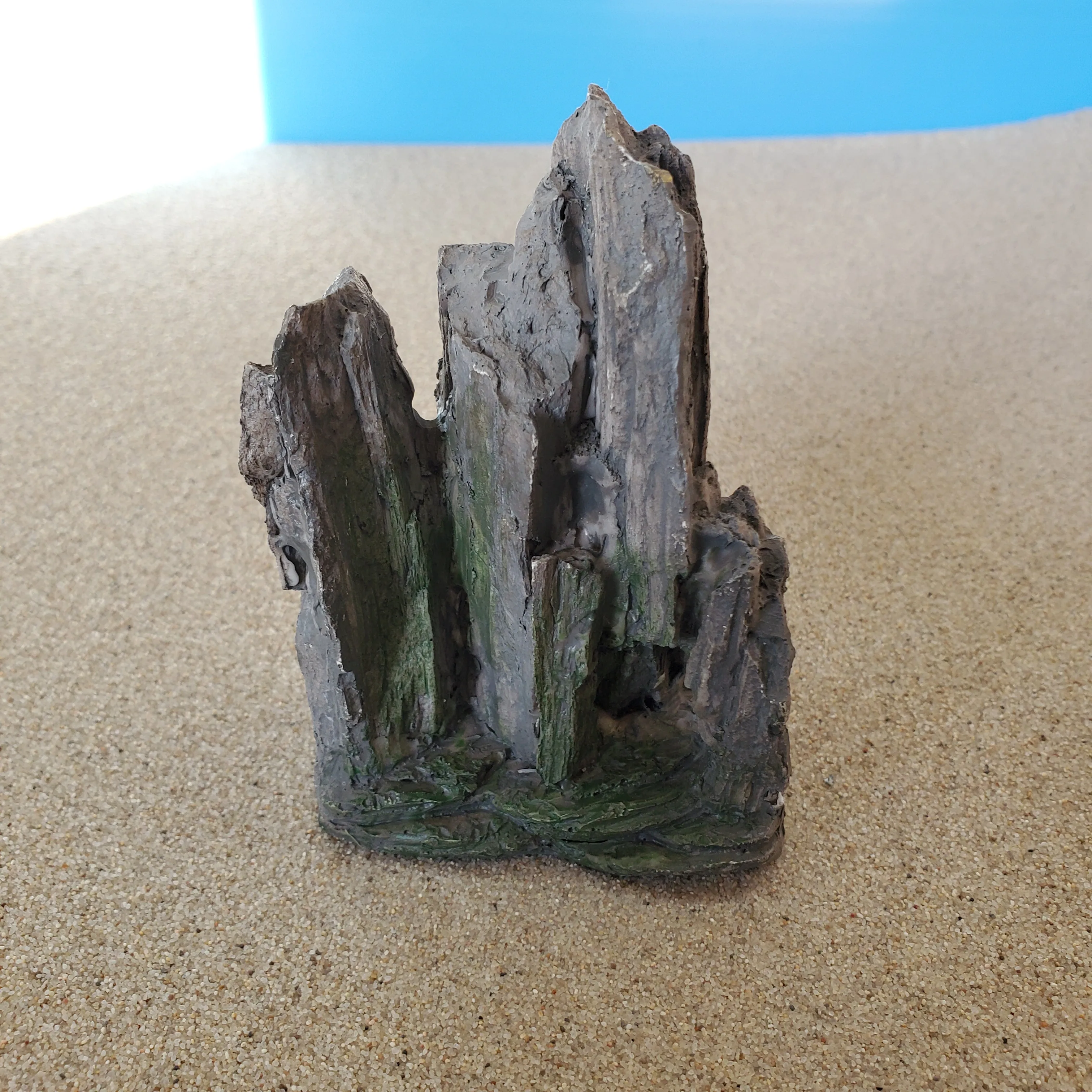 

resin figure mental psychological sand table game box court therapy rockery peak