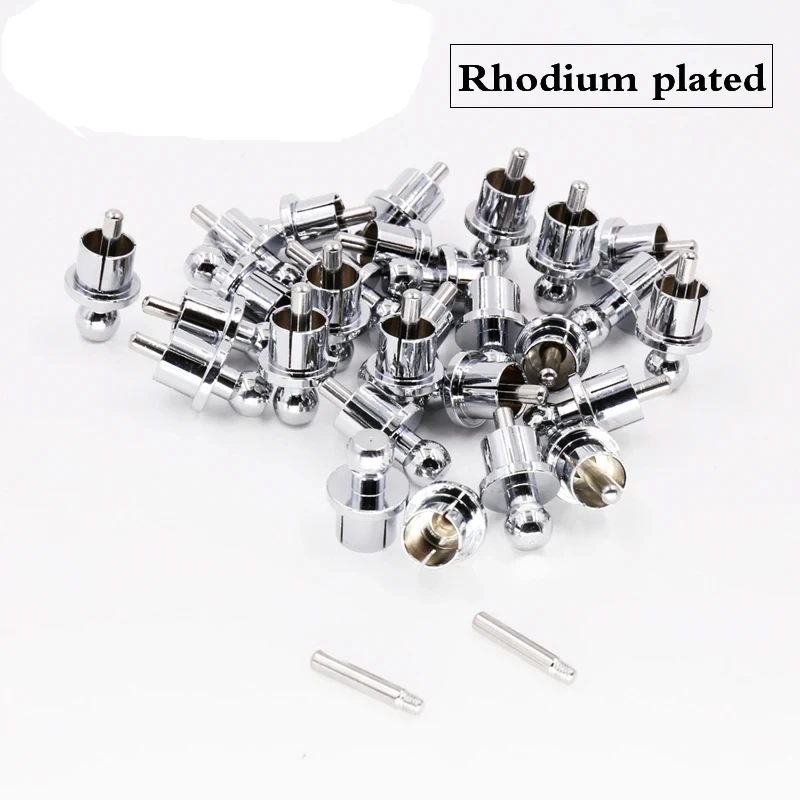 Hifi родиевое покрытие RCA Cap Plug Короткая-стандартный разъем для телефона защитный