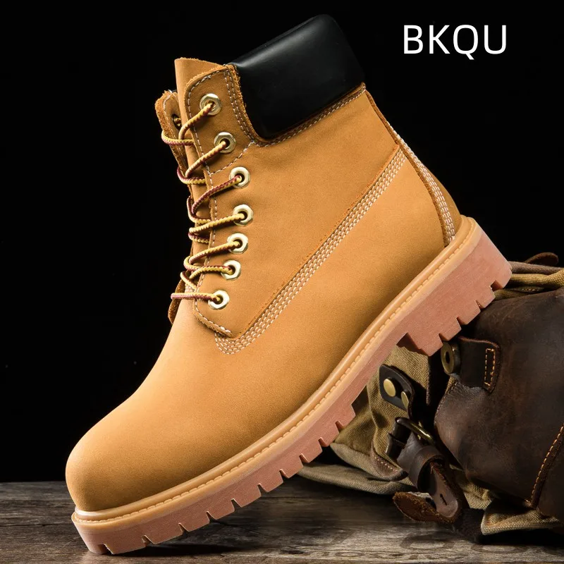 Мужские кожаные ботинки