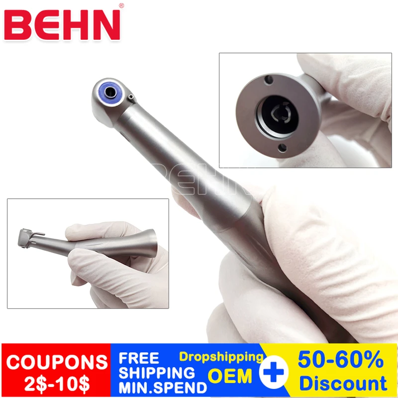 

NSK Contra Angle 20:1 Dental Low Speed Handpiece Implant Surgery /Dental Drill Tip for Dental Implant Motor Dentistry Tools