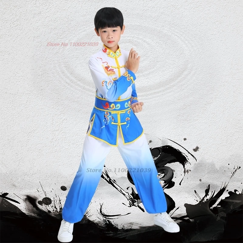 2024 китайский детский костюм ушу для боевых искусств униформа кунг-фу