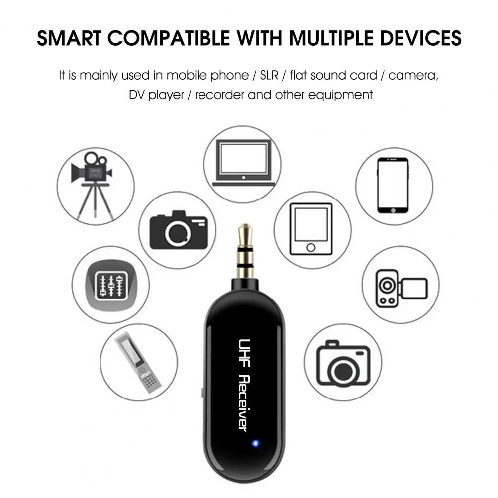 

Высокочувствительный полезный Микрофон для телефона UHF, компьютера, петличный микрофон для подключения и воспроизведения, мощный микрофон ...