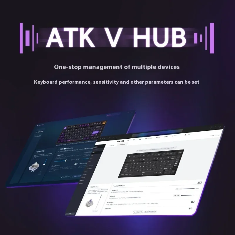 Игровая клавиатура ATK RS7 с магнитным переключателем