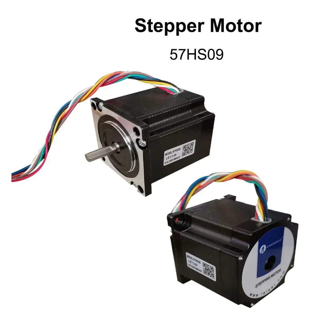 Двухфазный шаговый двигатель Leadshine 57HS09 для NEMA23 длина 2 А вал 54 мм 6 35
