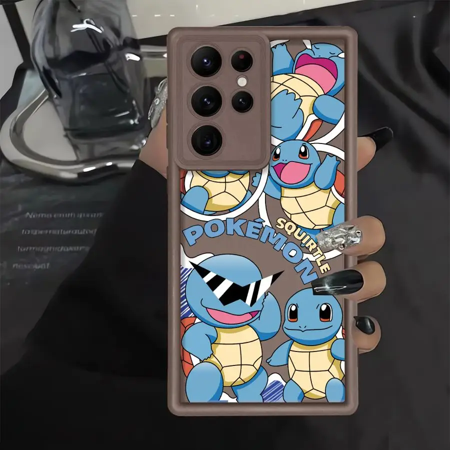 Чехол для телефона Samsung Galaxy S26Ultra Note 20 Ultra S20 FE S23 S21 S25 S22 S26 Plus S24 ultra P-Pikachus And Squirtle (art.: 3920db30f2ecc) - 3920db30f2ecc