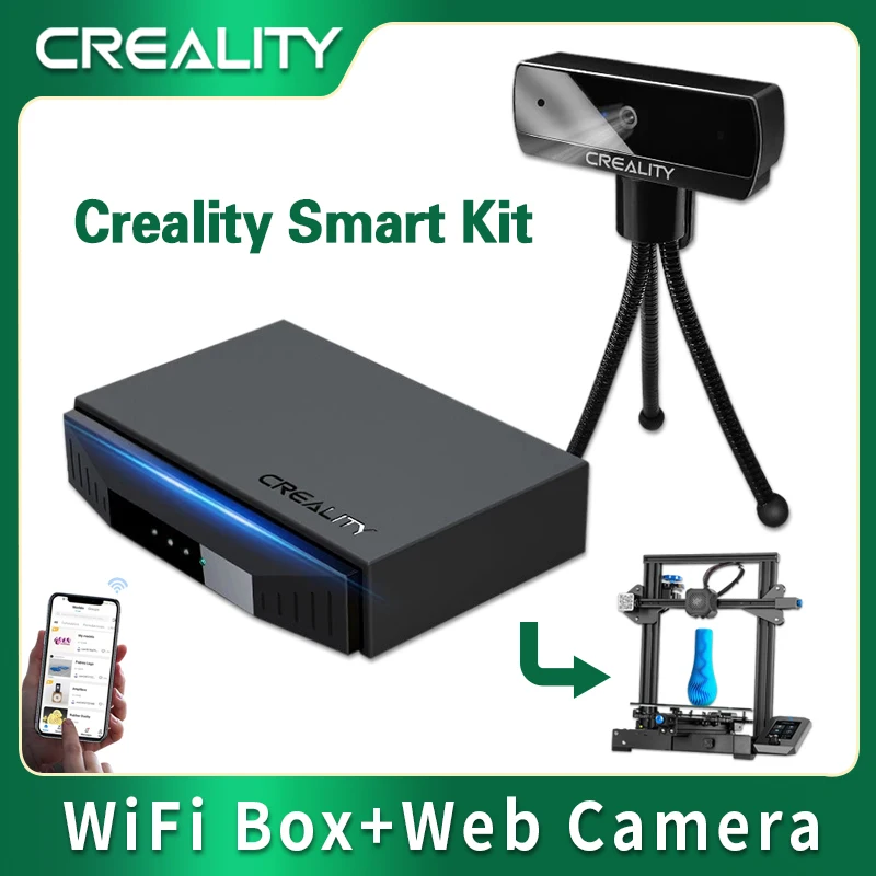 Módulo wi-fi  Creality Wifi Caixa 3d Kit Inteligente com Câmera Web Nuvem Fatia Controle Remoto sem Fio Real-tempo de Monitoramento 3d Peças de Impressora