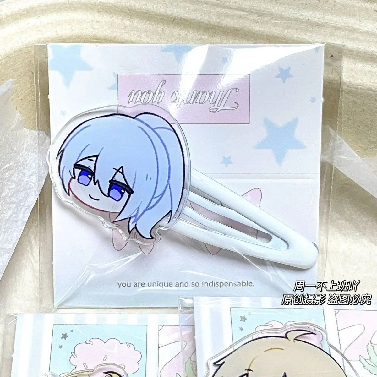 5 шт. на все времена Ayn Al kama Rorschach Q версия мультяшная челка клип милый головной убор