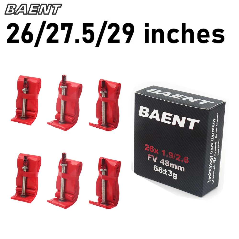 Tire 27.5 26 Inch 48 Mm French Valve 1.26-1.75 1.9-2.7 Bike 