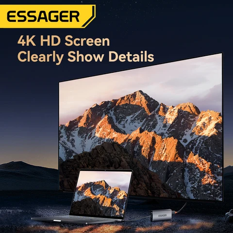 ESSAGER Концентратор USB 8 в 1