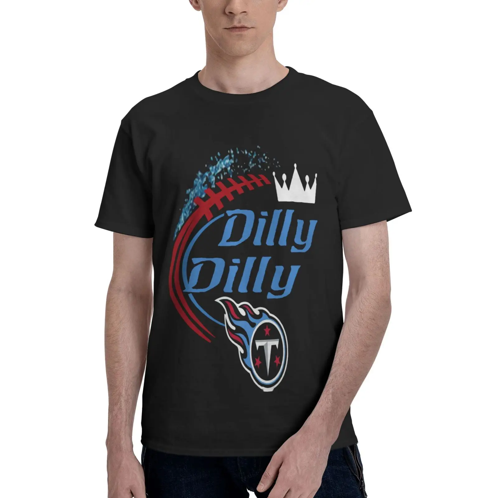 

Футболка Dilly Tennessee Мужская, 100 хлопок, рубашка для мужчин