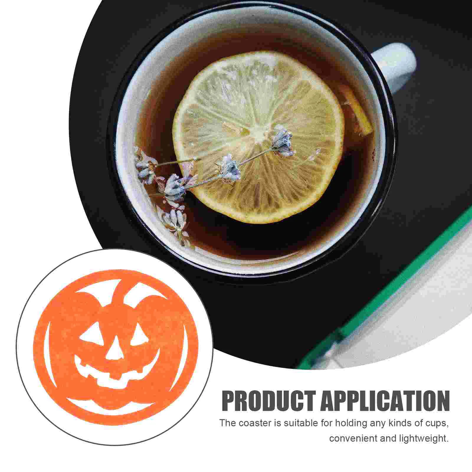 Подставки для чашки подставка под чайник коврик горячего стола Хэллоуин тыква