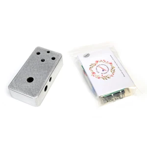 Комплекты педалей для гитары LANDTONE DIY Tremolo с предварительно просверленным 1590B и 3PDT, 9-контактный ножной переключатель, истинное отключение