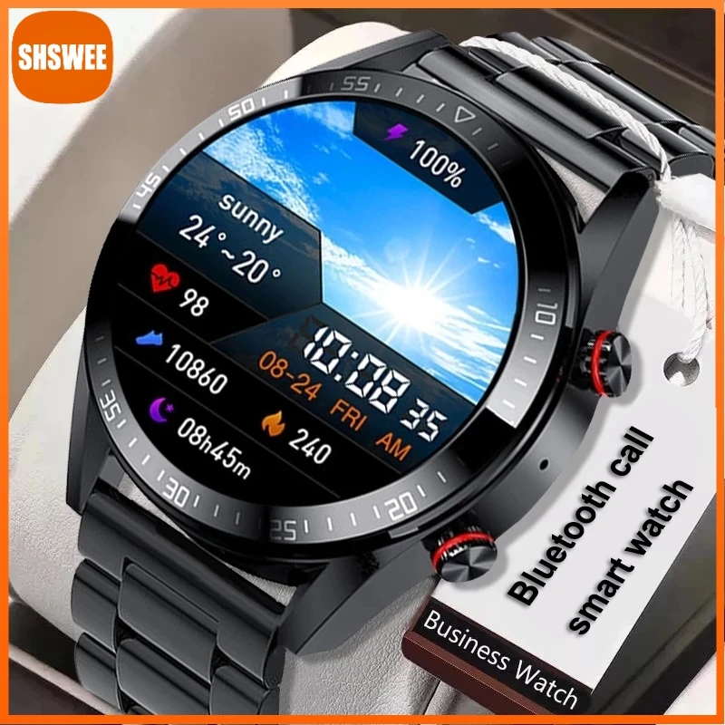 

For Xiaomi Huawei Smart Watch Always Display The Time Bluetooth Call Local Music Smartwatch for Men Android TWS Earphones