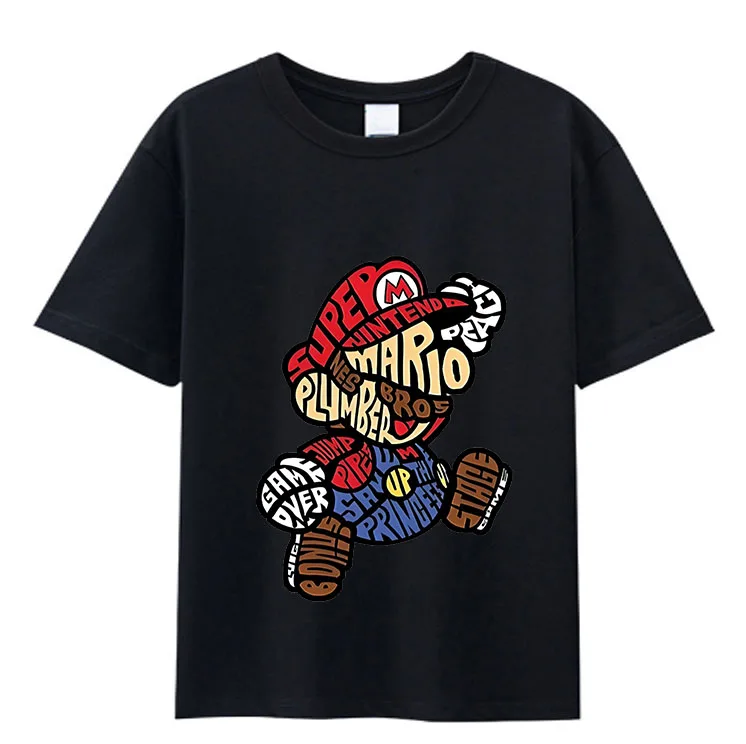 Мужская одежда Супер Марио 2025 женские футболки принцессы персикового цвета