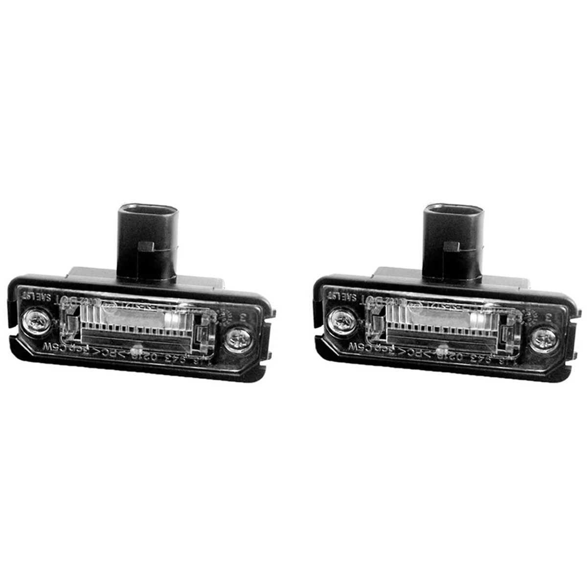 2X лампа для освещения номерного знака 1J6943021B Beetle 2006 2010 GOLF MK4 1998 2000 2004 Lupo Phaeton