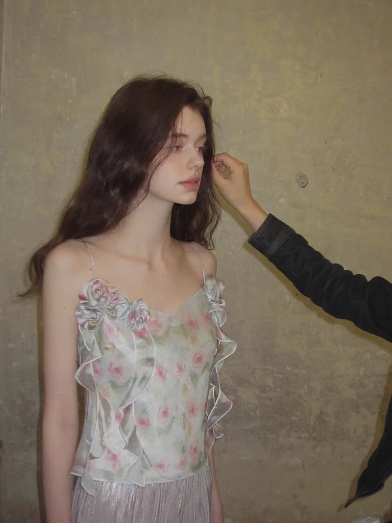 Cariedo Barcelona Morning Mist Series Прохладный дышащий курортный стиль Французская пряжа Бриз с