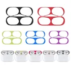 Защитный чехол для наушников Airpods Pro, металлический пылезащитный чехол для наушников Airpods 2, 1, аксессуары для наушников