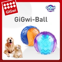gigwi pet dog puppy squeaky chew toys sound pure natural non toxic rubber outdoor play small large dogs funny ball for dogs