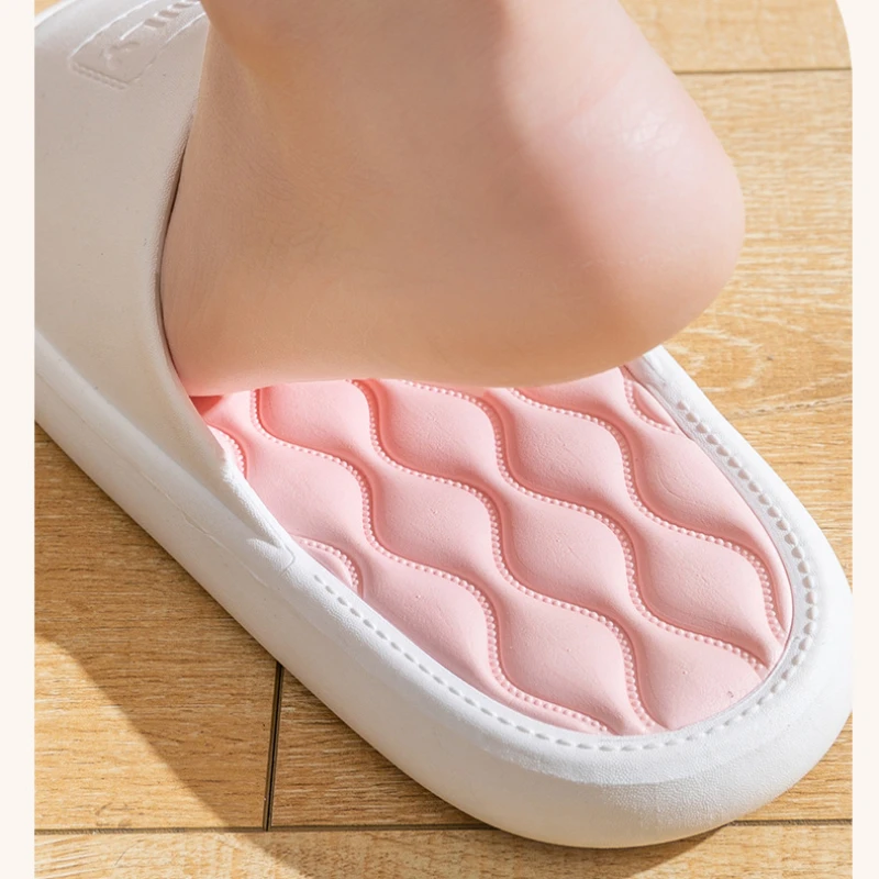 Men and Women Indoor Soft Floor Flat Shoes Summer Non-slip Bath Slipper Female Slipper Comfortable Zapatillas De Hombre