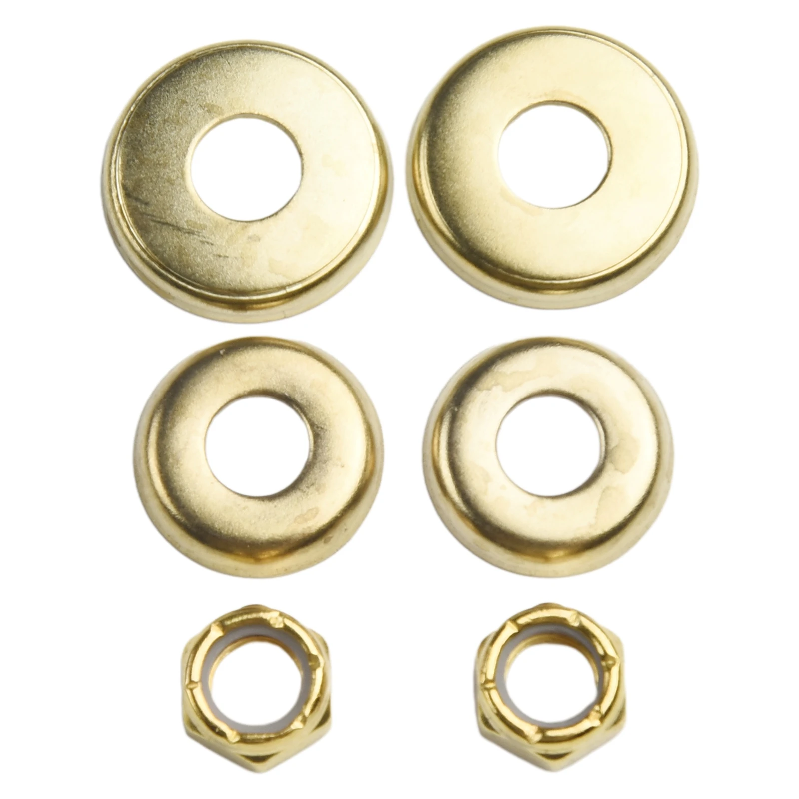 

Brand New Outdoor Kingpin Nuts Washers Skateboards 1 Set 100g/set 10mm Diameter 52mm/60mm/65mm High Carbon Steel