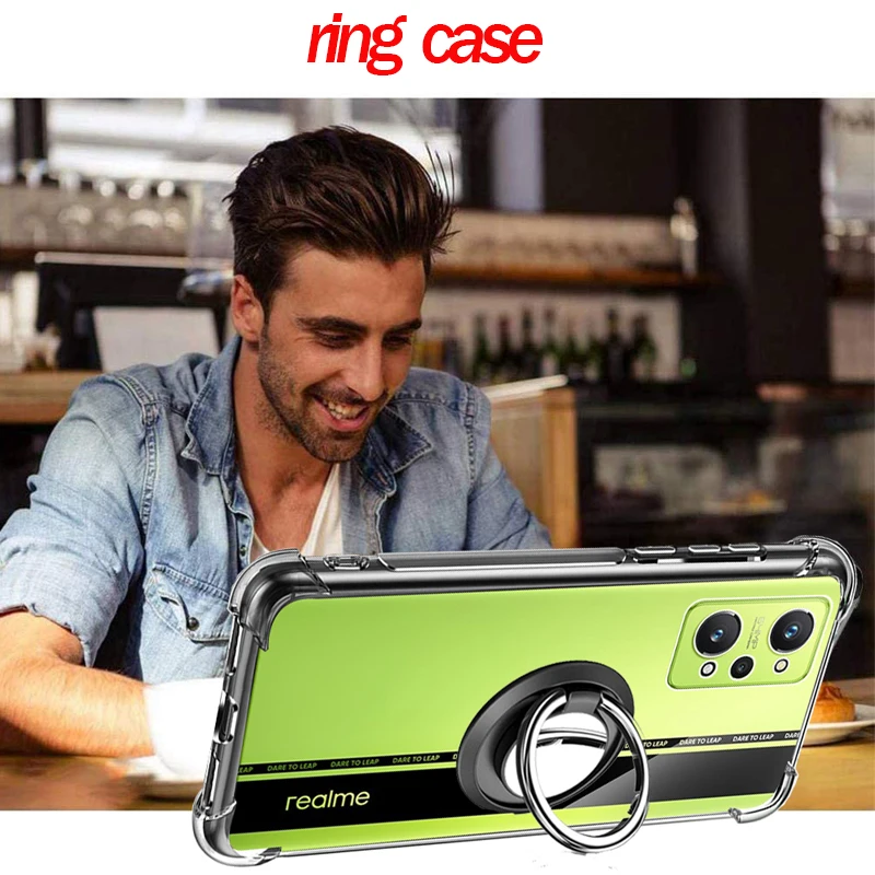 realme 11,realme 10 case for realme gt neo 2 c55 ring case gt neo 3t shock realme 11 pro plus gtneo5 clear cover realme gt 2 pro
