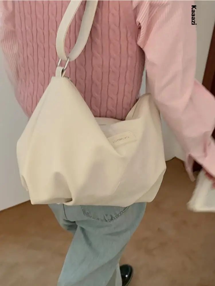 

Large Capacity Handbags For Women Luxury High Quality Leather Shopping Shoulder Bag Vintage Tote Solid Color Crossbody Bags