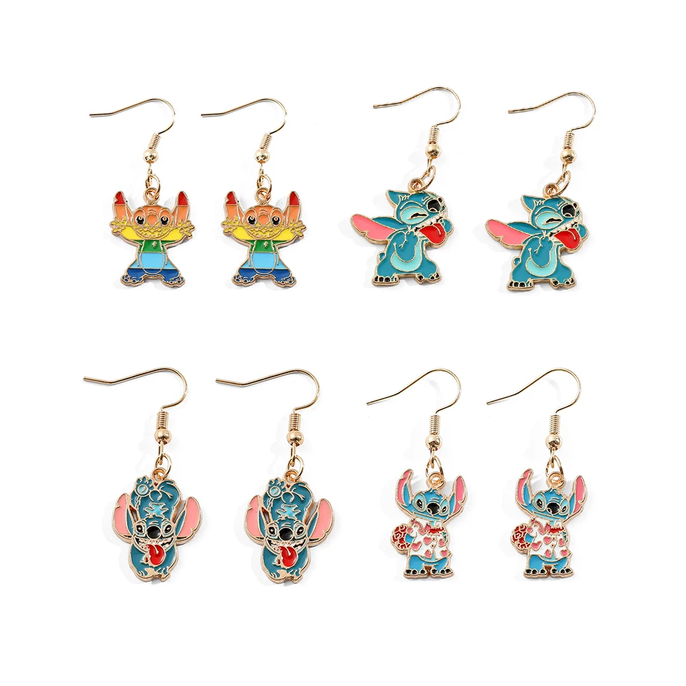 Серьги с мультяшными героями Диснея милые серьги Для Девочек Молодежные в стиле
