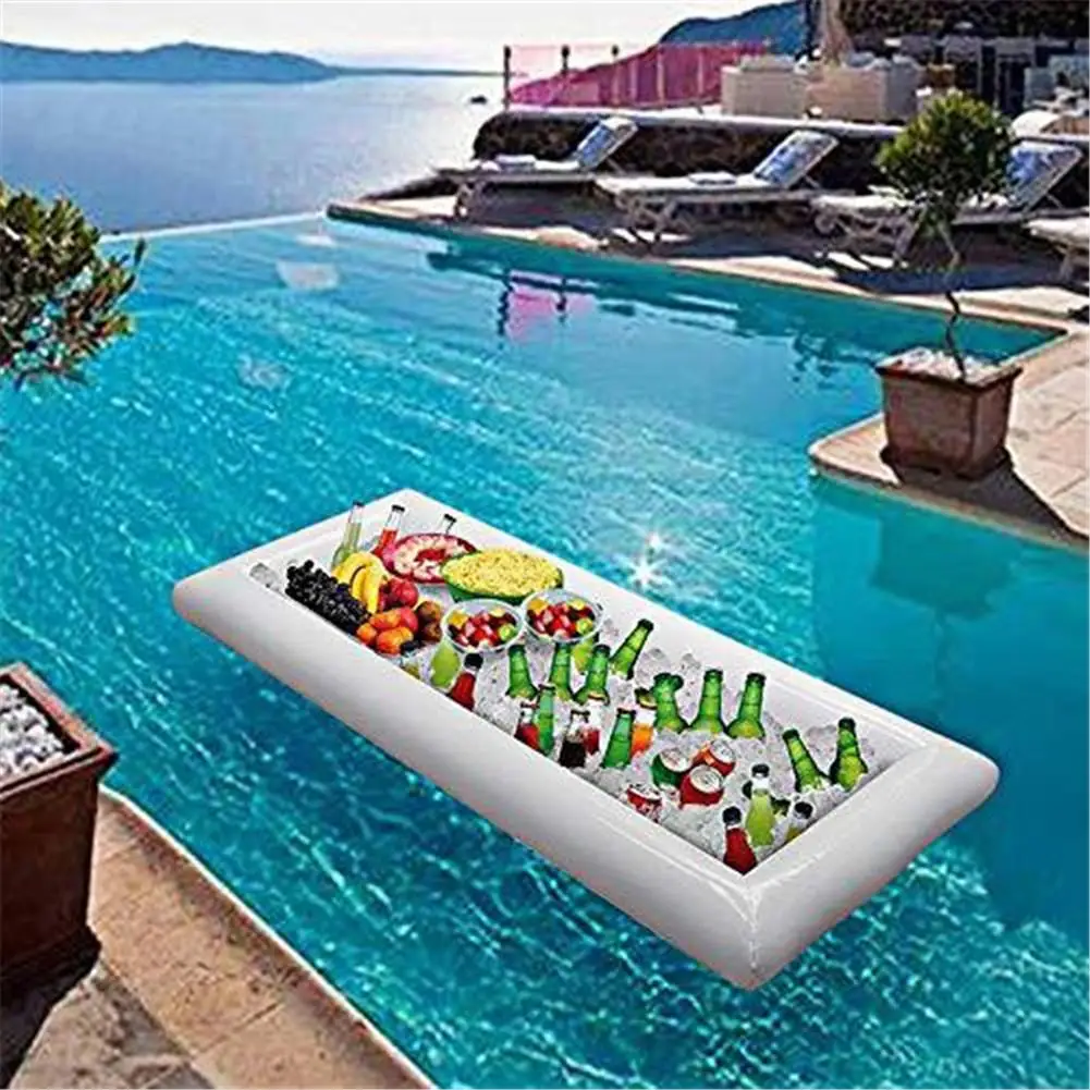 Picnic Drink Table Party Camping 130x60cm Outdoor Beach Swim