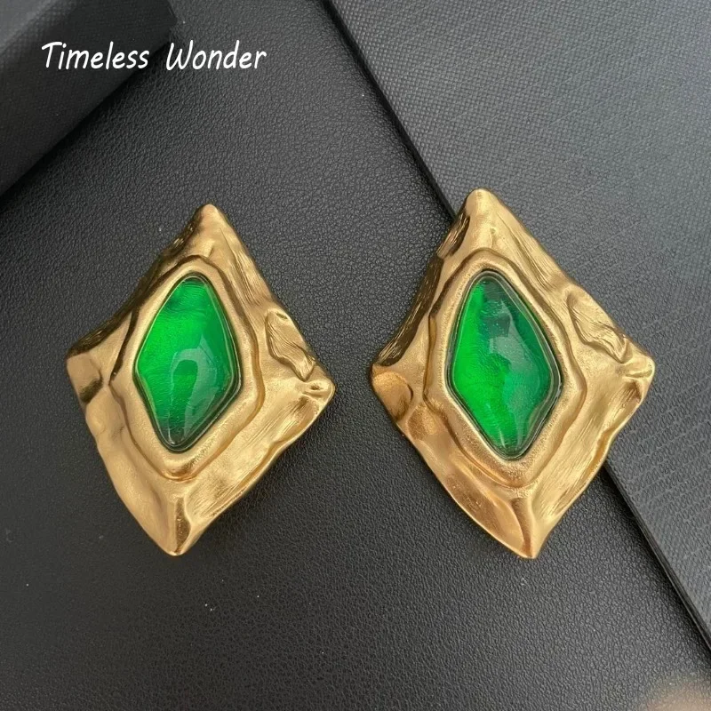 Вневременные серьги-клипсы Wonder Fancy Geo из смолы для женщин дизайнерские ювелирные