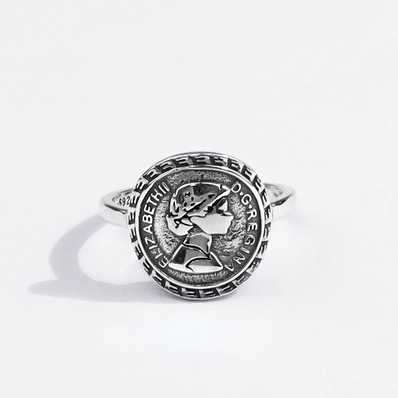 

Fashion Rings for Women Oval Figure Letter Engagement Rings for Women 925 Sterling Silver Rings Party Wedding Jewelry Wholesale