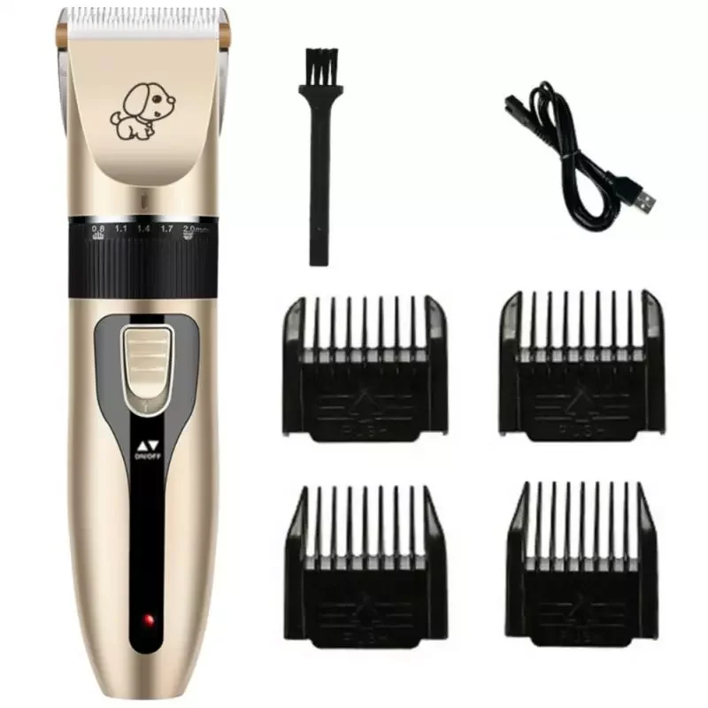 

Dog Hair Clipper Ergonomic Design Precision Motor Pet Hair Trimmer Wear Resistance Cutting Head Pet Scissors Shaver Set