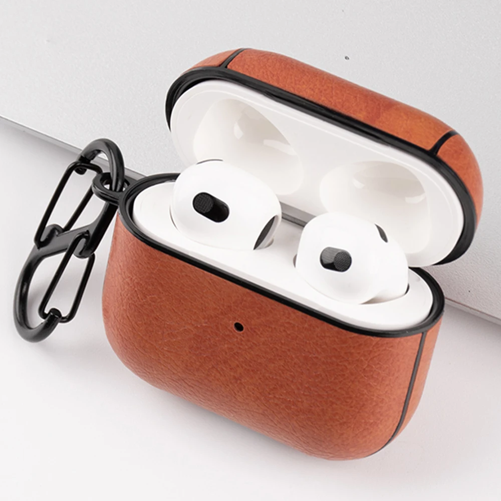 

Leather Earphone Case for AirPods 3 2 1 Case PU Leather Protective Cover for Apple Airpods Pro Covers for AirPods 3 2 Air Pods 3