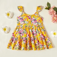 girls dresses fashion summer style floral beach bohemian dress infant princess dress novelty baby clothing 3 6 9 12 18 24 months