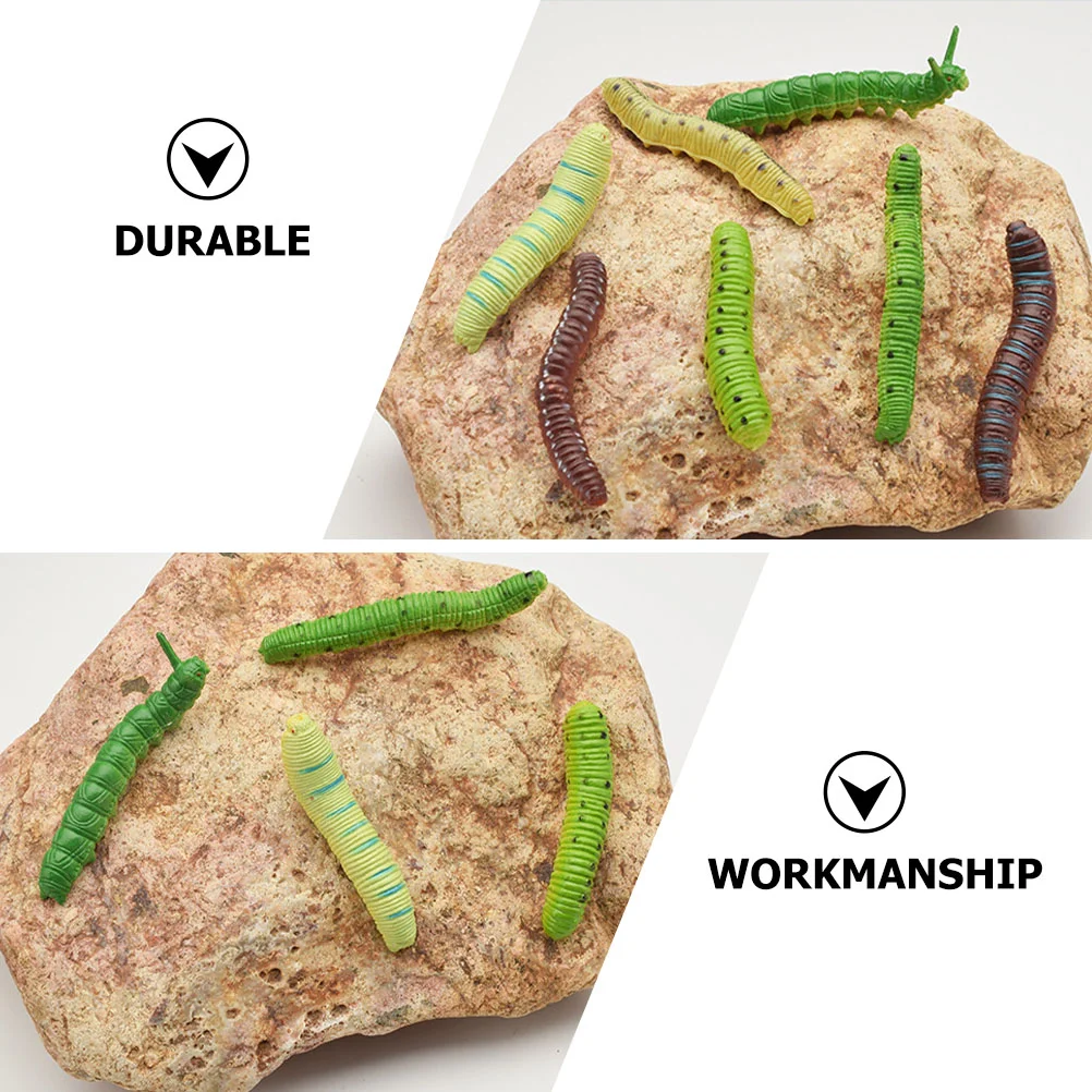 24 шт. детские игрушки искусственная гусеница моделирование украшения сада