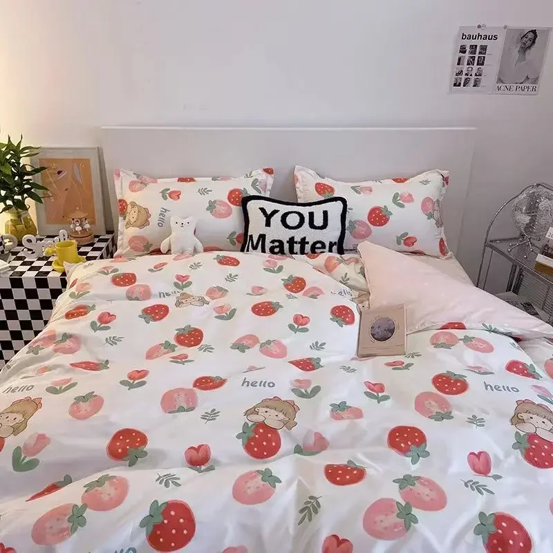 Комплект постельного белья для мальчиков и девочек с пододеяльником наволочками