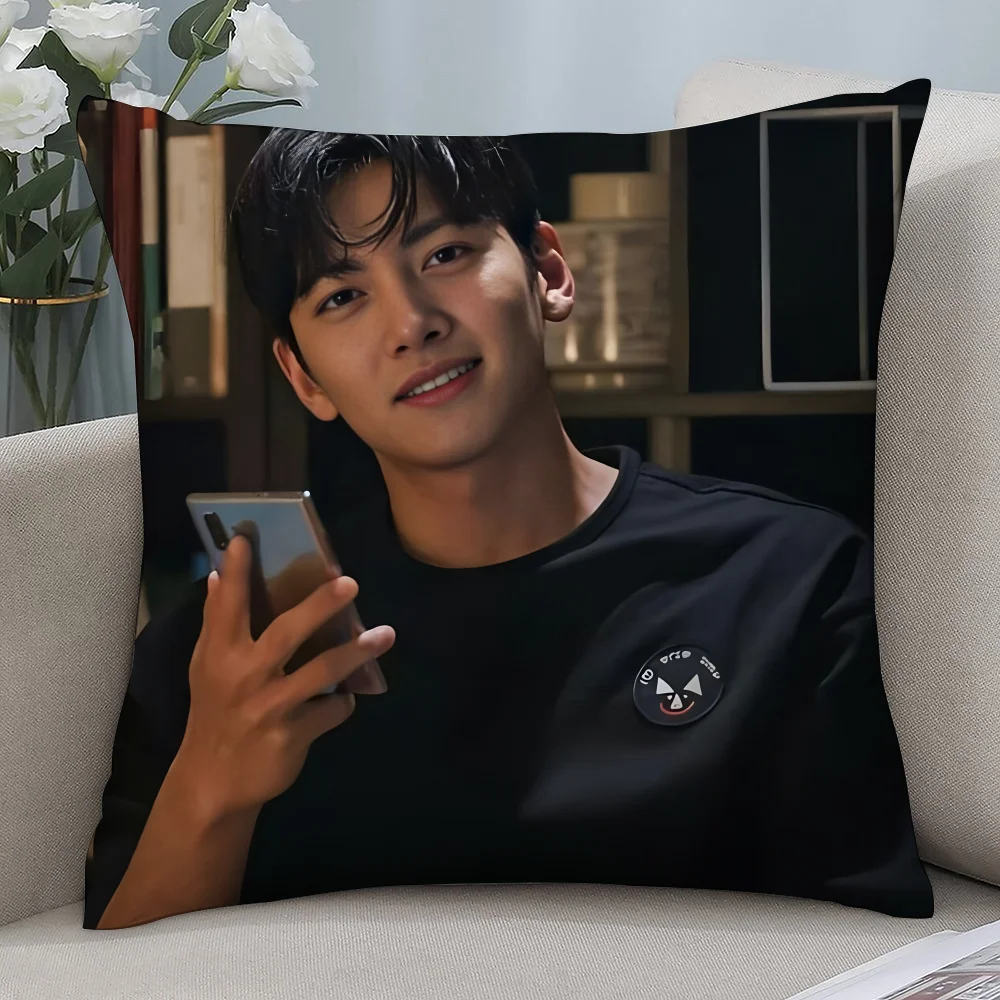 

Ji Chang W-Wook Kpop наволочка короткие плюшевые наволочки диван декоративный подарок домашний двусторонний чехол для подушки с принтом