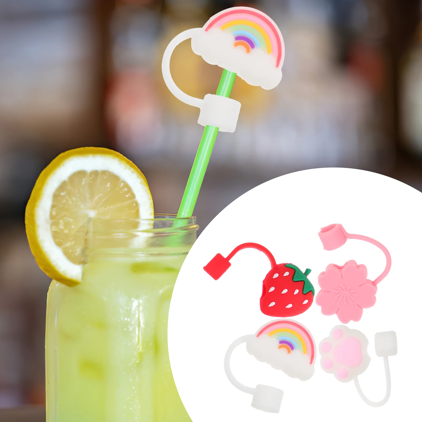 

4 шт., силиконовые колпачки для трубок