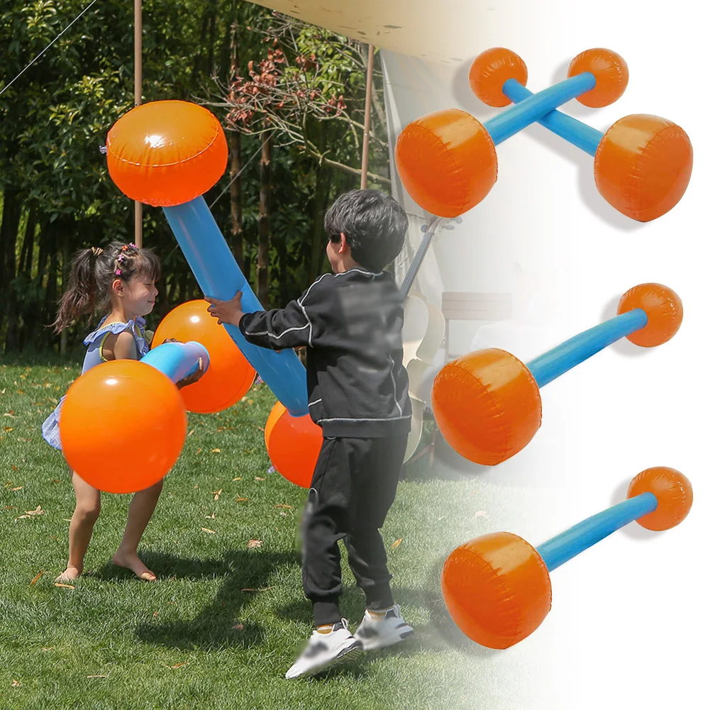 

2Pcs Practical Fun Eco-friendly Children Adult Beating Stick Inflatable Bar Inflatable Stick Toy Inflatable Game Stick