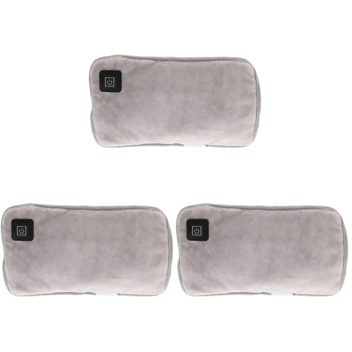 

3 Count Hand Warmer USB Heater Camping Microwave Plate Warmers Muff Heated Desk Flannel Electric Pouch Handwarmer