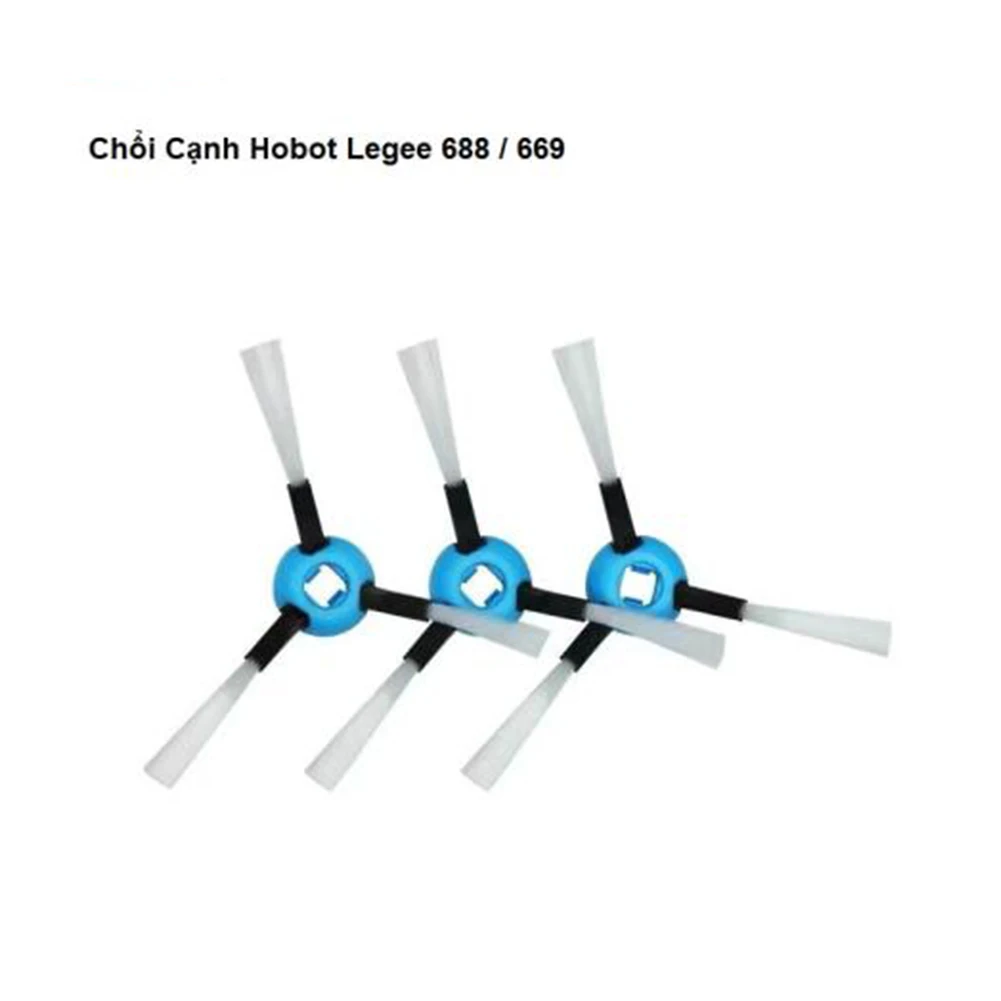 

3pcs Side Brush For Hobot Legee 669/668/7 Series Robot Vacuum Cleaner Household Handheld Vac Spare Accessories